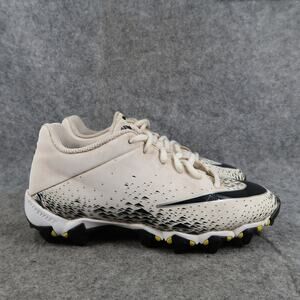 Nike Shoes Kids 2Y Football Cleats Vapor Sport Athletics White Black Lace Up